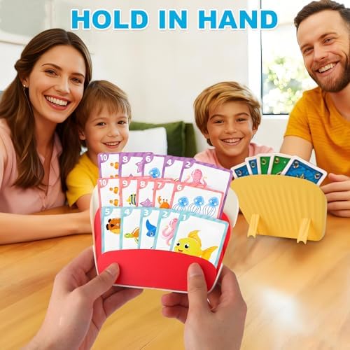 FYCQER 2 Piezas Soporte de Cartas, 3 Capas Plegable y Portátil para Poker, UNO, Canasta y Juegos de Cartas, Ideal para Noches de Juegos en Familia y - imagen 6