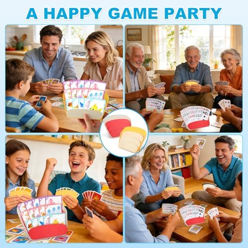 FYCQER 2 Piezas Soporte de Cartas, 3 Capas Plegable y Portátil para Poker, UNO, Canasta y Juegos de Cartas, Ideal para Noches de Juegos en Familia y - imagen 7