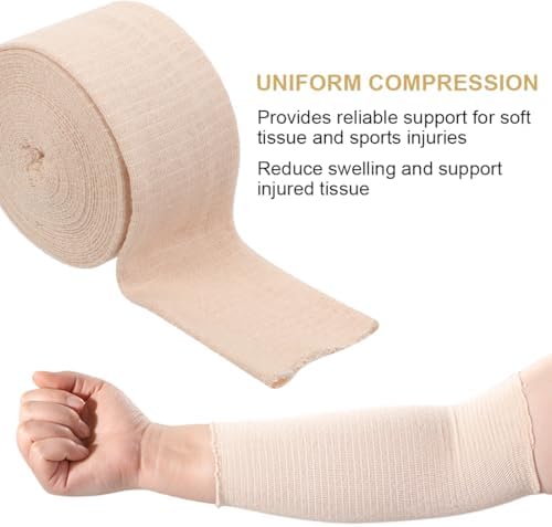 Venda Tubular de Soporte 2.5’’ x 5.5 yd Tamaño B, Tubo de Compresión Reutilizable para Brazo y Tobillo - imagen 2