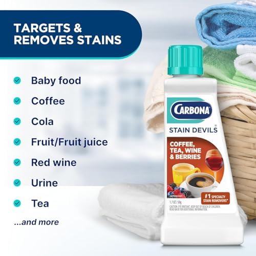Carbona Stain Devils #8 - Quitamanchas para Vino, Té, Café y Jugo - 1.7 Fl Oz (Paquete de 2) - imagen 3