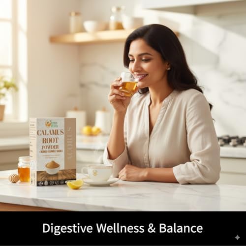 Polvo de Calamus 100% Puro y Orgánico de Herbs Botanica, 2 oz - Raíz de Acorus Calamus para Té Herbal, Bienestar y Uso DIY, Sin Aditivos y No GMO - imagen 3