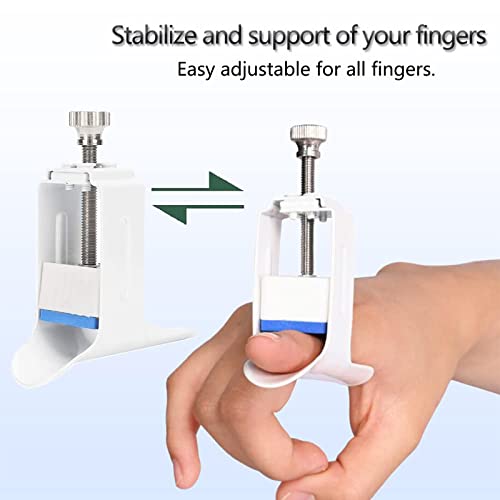 Férula de extensión para dedos Watris Veiyi, soporte de rehabilitación para lesiones en la mano, dispositivo blanco de tamaño promedio para aliviar - imagen 4