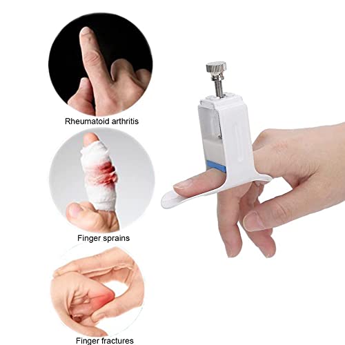 Férula de extensión para dedos Watris Veiyi, soporte de rehabilitación para lesiones en la mano, dispositivo blanco de tamaño promedio para aliviar - imagen 8