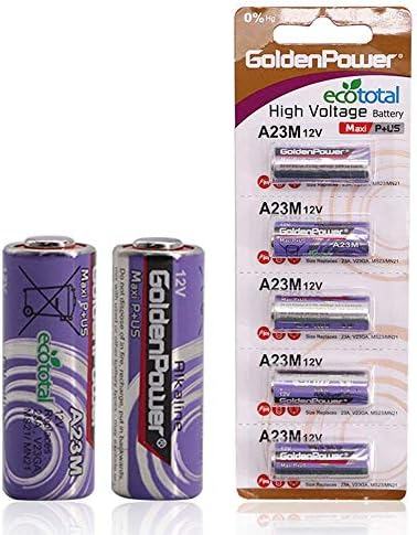Baterías Alcalinas Kitstar A23M 12V Maxi Plus Versión Increíblemente Segura Ecototal, Paquete de 5 (1 Paquete) - imagen 1