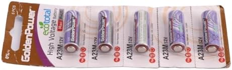 Baterías Alcalinas Kitstar A23M 12V Maxi Plus Versión Increíblemente Segura Ecototal, Paquete de 5 (1 Paquete) - imagen 8