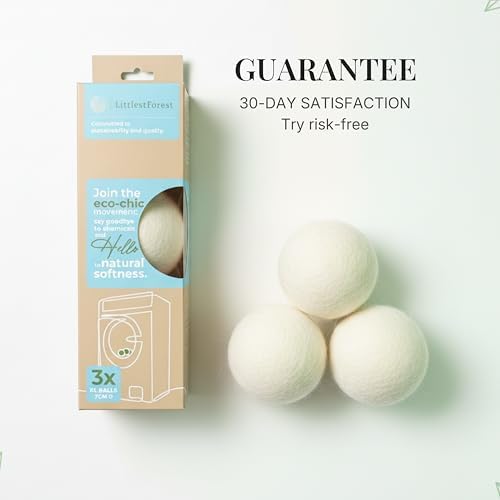 Pelotas de Secado de Lana XL – Suavizante Natural para Ropa – Reutilizables, Antiestáticas y Reducen el Tiempo de Secado – 100% Lana de Nueva Zelanda - imagen 7