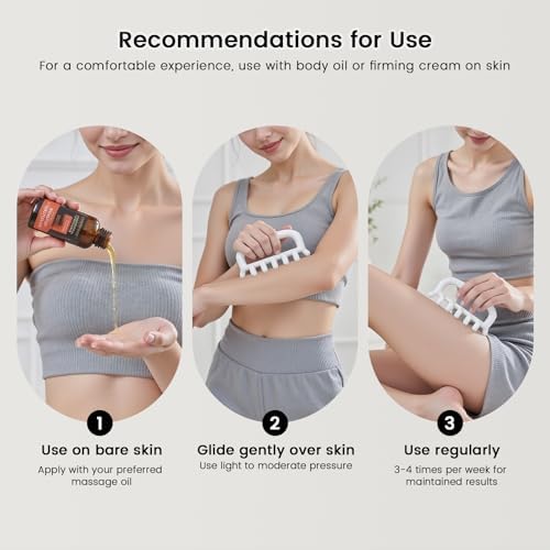 Herramienta de Masaje Fascia Blaster para Celulitis, Puntos Gatillo y Nudos Musculares, Liberación Miofascial Profunda para Hombros, Cuello, Muslos, - imagen 4