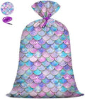 KIDAJOY 1 Pz Bolsa de Regalo Plástica Extra Grande Sirena Arcoíris 56x 36 Jumbo para Fiestas de Cumpleaños de Niñas Sirena - imagen 1