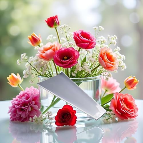100 Piezas de Bolsas Transparentes para Flores, Fundas de Celofán para Ramo de Rosas, Empaque Regalo para San Valentín - imagen 5
