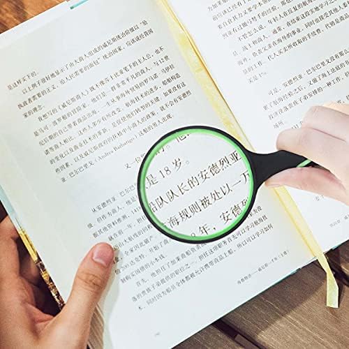Lupa de Mano 10X Antisísmica de 75mm con Mango de Goma Antideslizante para Lectura, Ciencia y Observación de Insectos - Ideal para Niños y Adultos - imagen 8