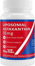 Suplemento de Astaxantina Liposomal 35mg - Poderoso Antioxidante para Piel, Articulaciones y Ojos - Fórmula Natural Antienvejecimiento con - imagen 1