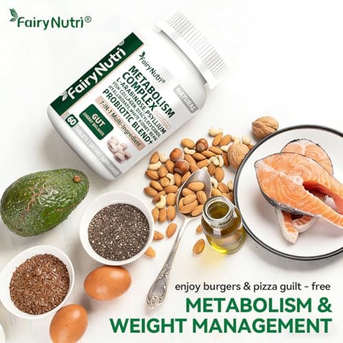 Suplemento Metabólico Fairynutri L-Arabinosa 7 en 1 | Extracto de Frijol Blanco, Colágeno y Probióticos | Apoyo para Control de Carbohidratos, - imagen 6
