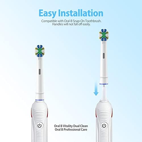 Cabezas de cepillo de repuesto para Oral-B, FHADAY cabezales de cepillo eléctrico profesionales, compatibles con Oral-B 7000/Pro - imagen 6