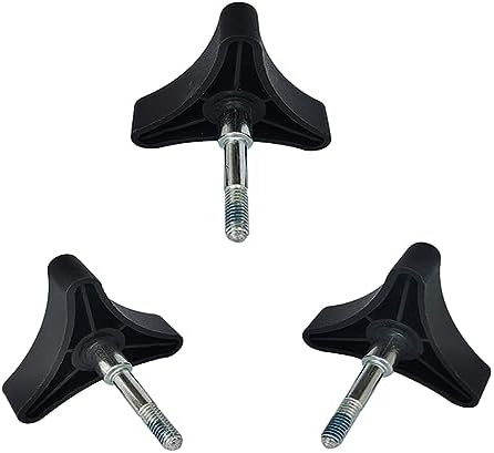 Repuesto de Perilla Toeloioh Universal para Andador Rodante, Andador Plegable, Andador Manual, Perilla de Aluminio de 3 Puntos, Accesorios Generales - imagen 1