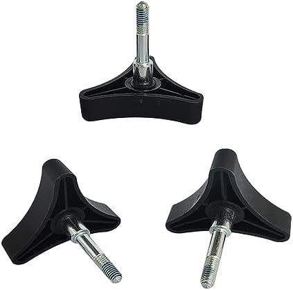 Repuesto de Perilla Toeloioh Universal para Andador Rodante, Andador Plegable, Andador Manual, Perilla de Aluminio de 3 Puntos, Accesorios Generales - imagen 4
