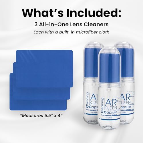 Kit de Limpieza de Lentes AR Kleen (Cápsulas de 1 Fl Oz, Paquete de 3) - imagen 3