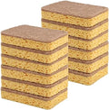 Yolaist Paquete de 12 Esponjas de Limpieza Sin Rayones, Esponjas Naturales Biodegradables para Cocina, Ideal para Utensilios y Platos - imagen 1