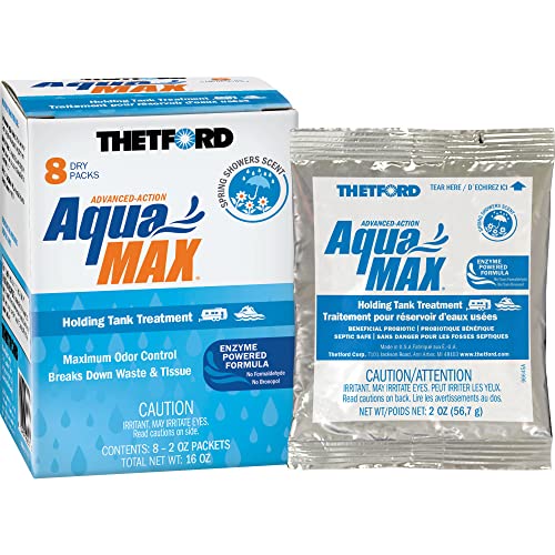 Tratamiento para Tanques de Aguas Residuales Thetford AquaMAX Spring Showers, Sin Formaldehído, Digestor de Desechos, Seguro para Fosas Sépticas, 8 - imagen 5