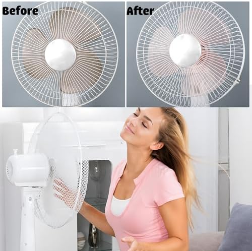 Cepillo Limpiador de Ventiladores Flexible, 3 Piezas, Duster Reutilizable de Microfibra para Ventiladores, Aire Acondicionado y Cortinas - imagen 5