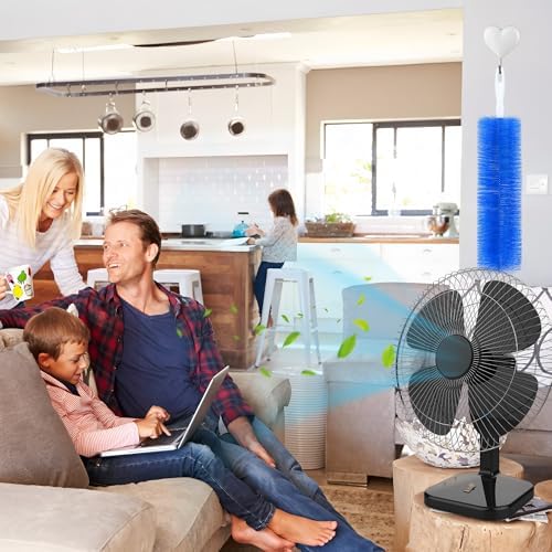Cepillo Limpiador de Ventiladores Flexible, 3 Piezas, Duster Reutilizable de Microfibra para Ventiladores, Aire Acondicionado y Cortinas - imagen 7