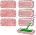 ZEHRAI 6 Piezas de Almohadillas de Microfibra Reutilizables Compatibles con Swiffer Sweeper, Cubiertas para Mopa Húmeda y Seca, Repuestos para - imagen 1