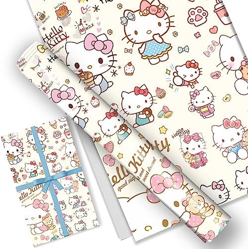 Paquete de 5 Hojas de Papel Kraft para Regalos 20 x 30 - Decoración Festiva para Cumpleaños y Fiestas (Color Crema) - imagen 1