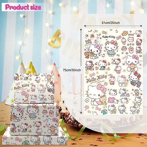 Paquete de 5 Hojas de Papel Kraft para Regalos 20 x 30 - Decoración Festiva para Cumpleaños y Fiestas (Color Crema) - imagen 2