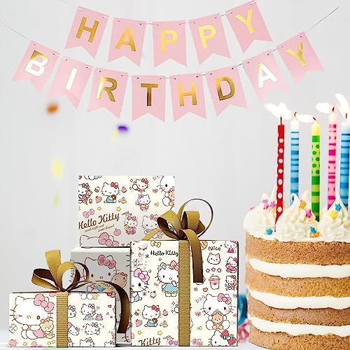 Paquete de 5 Hojas de Papel Kraft para Regalos 20 x 30 - Decoración Festiva para Cumpleaños y Fiestas (Color Crema) - imagen 5