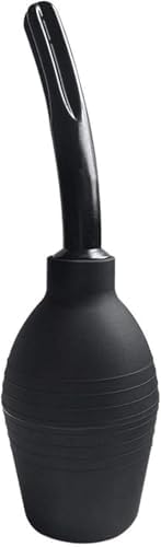 Bodundirect Bulbo Enema Anal y Ducha Vaginal para Limpieza de Colon, Detox y Estreñimiento (Negro, 10.4 Onzas) - imagen 1