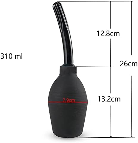 Bodundirect Bulbo Enema Anal y Ducha Vaginal para Limpieza de Colon, Detox y Estreñimiento (Negro, 10.4 Onzas) - imagen 6