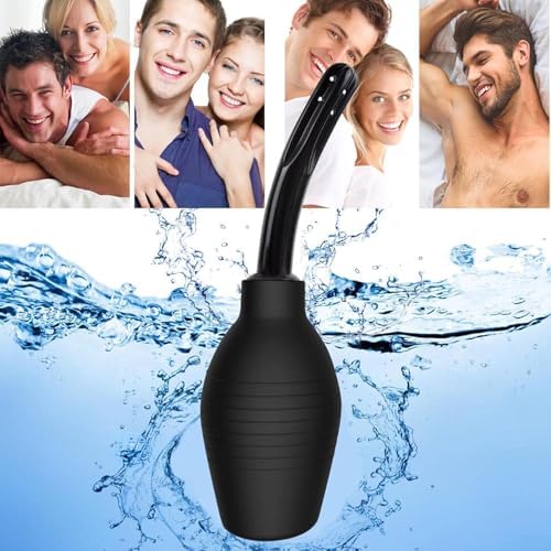 Bodundirect Bulbo Enema Anal y Ducha Vaginal para Limpieza de Colon, Detox y Estreñimiento (Negro, 10.4 Onzas) - imagen 7