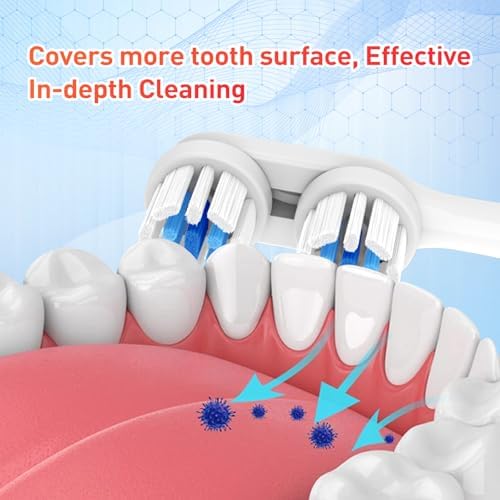 Cabezas de cepillo de dientes de repuesto compatibles con Spinbrush versión antigua PRO Clean/PRO WHITEN, 8 piezas - imagen 5