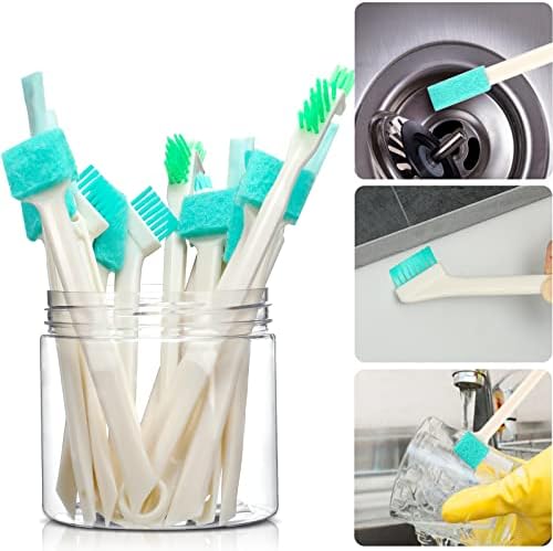 Juego de 16 Piezas de Cepillos de Limpieza para el Hogar Nuenen - Set de Cepillos para Detalles y Rincones, Ideal para Teclados, Botellas y Azulejos - imagen 5