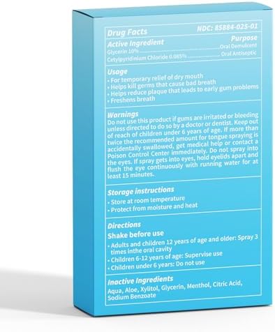 Cureforte Spray Bucal Breath Reset – Antiséptico Oral OTC, Alivia la Boca Seca – Fórmula CPC + Glicerina, Sin Alcohol, Sin Azúcar – 1.18 Fl Oz (35mL) - imagen 2