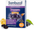 Pastillas para la Garganta Sambucol de Saúco Negro - con Saúco Negro, Vitamina C, Zinc y Miel, Alivia Gargantas Irritadas, Alto en Antioxidantes, Sin - imagen 1