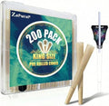 Paquete de 200 Conos de Papel para Fumar | Tamaño King | 108mm | Conos Pre-enrollados con Cargador y Palitos de Compactación - imagen 1