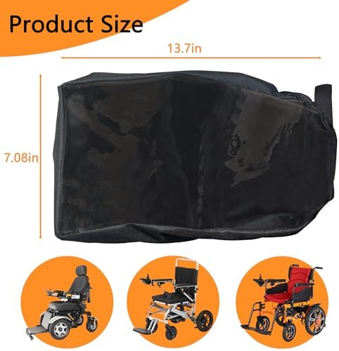 Funda Protectora para Joystick de Silla de Ruedas, Cubierta Impermeable y Duradera para Reposabrazos, Panel de Control Eléctrico Universal con Correa - imagen 2
