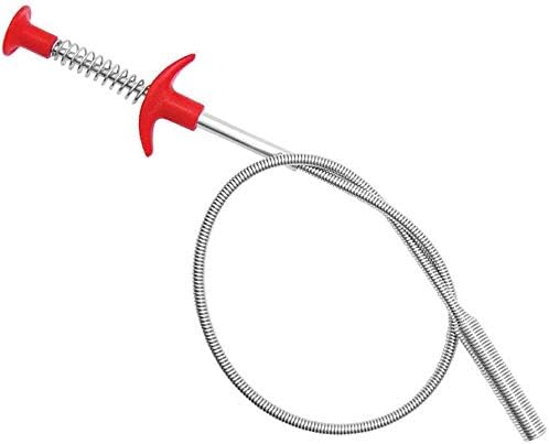 Herramienta de Alcance Flexible con Garra de 4 Garras, Manguera Flexible de 90 cm para Recoger Basura, Fregaderos, Drenajes y WC - imagen 2