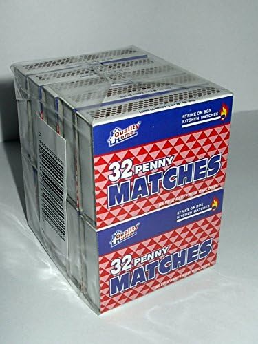 Fósforos de Madera para Cocina Quality Home - 10 Cajas, Tipo de Encendido en la Caja - imagen 1