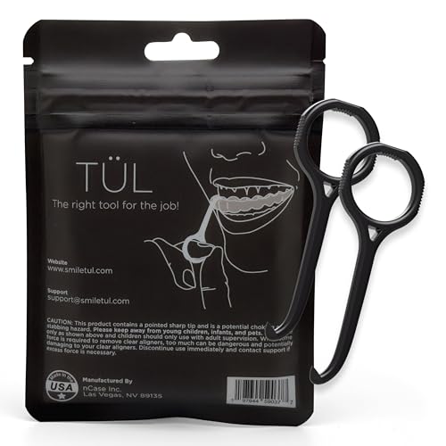 TÜL | Herramienta para quitar Invisalign hecha en EE. UU. | Reemplazos de por vida | Recomendado por ortodoncistas | Paquete de 2 en color negro | - imagen 3