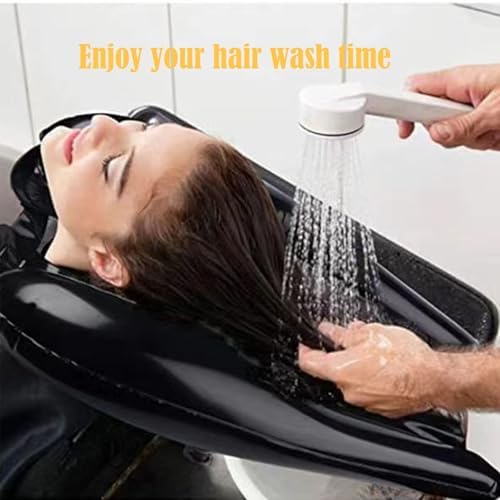 Lavabo Inflable para Lavado de Cabello para Personas Postradas, Seno Portátil para Champú en Casa para Discapacitados y Niños - imagen 4