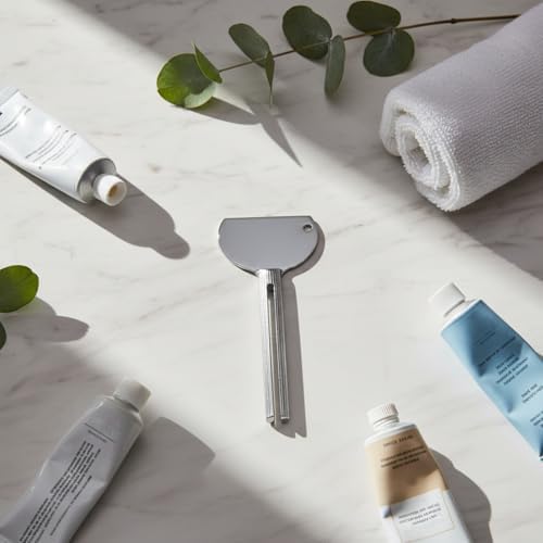 Juego de 2 Llaves Exprimidoras de Tubos de Acero Inoxidable para Pasta Dental, Accesorios Manuales para Salón (Plateado) - imagen 2