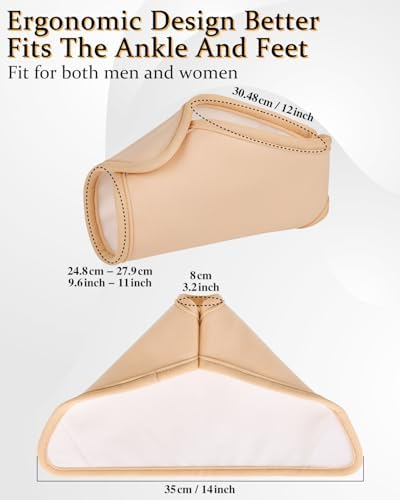 DLMDLM 2 Piezas de Faja de Aceite de Ricino Reutilizable para Tobillo, Compresas Ajustables para Cuidado de Tobillos, Cintura y Articulaciones - imagen 4