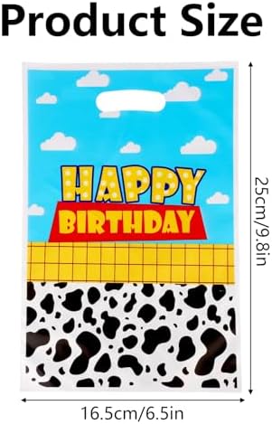 Bolsitas de Fiesta SAVITA de 50 piezas, 9.84x6.5 pulgadas, diseño de Nubes Blancas y Cielo Azul, para Cumpleaños de Niños y Almacenamiento de Dulces - imagen 2