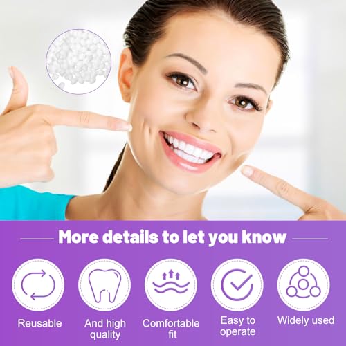 Kit de Reparación de Dientes Moldable 1.0oz / 30ml con Pinzas de Acero Inoxidable y Pua Dental, Reemplazo Temporal de Dientes y Reparación de - imagen 3