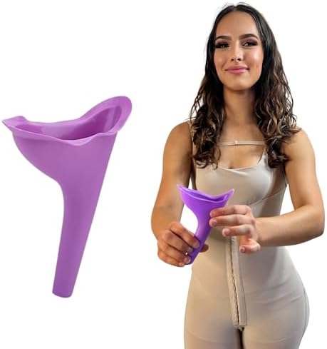 Orinal de Viaje para Mujeres, Reutilizable y a Prueba de Derrames, Dispositivo Portátil para Orinar de Pie, Suministros para BBL y Post Cirugía - imagen 1