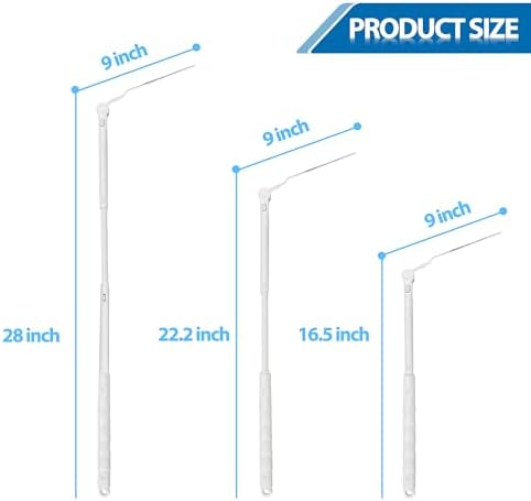 Mangos de Repuesto KEUYE Compatibles con Refil Swiffer Duster, Mango Extendido, Longitud Ajustable (2 piezas) - imagen 4