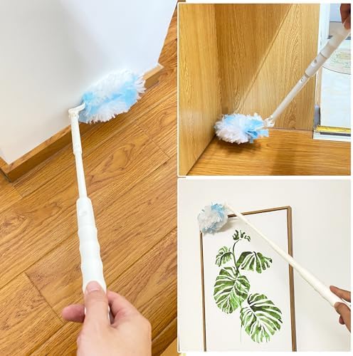 Mangos de Repuesto KEUYE Compatibles con Refil Swiffer Duster, Mango Extendido, Longitud Ajustable (2 piezas) - imagen 5