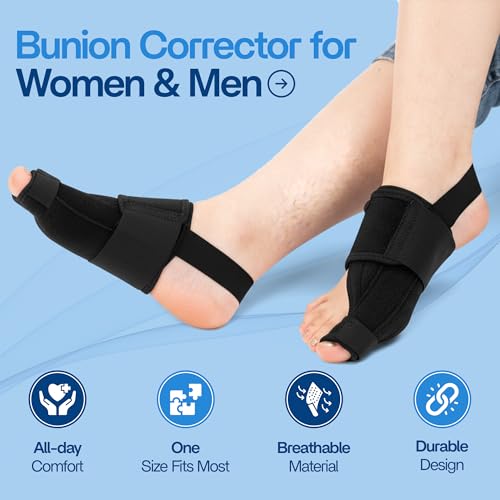 Corrector de Juanetes para Mujeres y Hombres (2 Piezas) Enderezador de Dedo en Garra, Alivio para Juanetes, Separador de Dedo Grande, Soporte - imagen 2