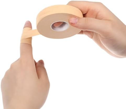 2 Rollos de Cinta para Dedos, Cinta Atlética Extra Fuerte de 0.6 Pulgadas x 32 Pies, Ideal para Escalada, Fútbol y Deportes al Aire Libre (Color Piel) - imagen 4